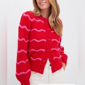 Tuckernuck Meadowbrook Stripe Dulcie Cardigan, Size XS